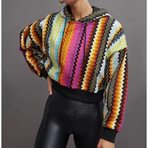 Missoni Tops - NWT Missoni Chevron Print Cotton Crewneck Sweatshirt Hoodie